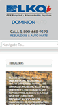 Mobile Screenshot of dominionauto.com